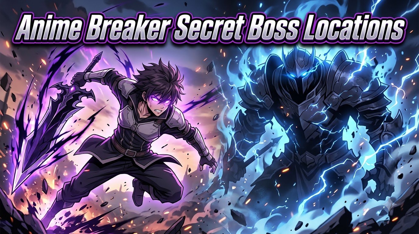 Anime Breaker Secret Boss Locations