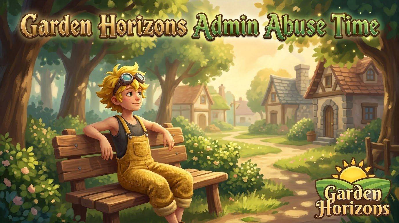 Garden Horizons Admin Abuse Time