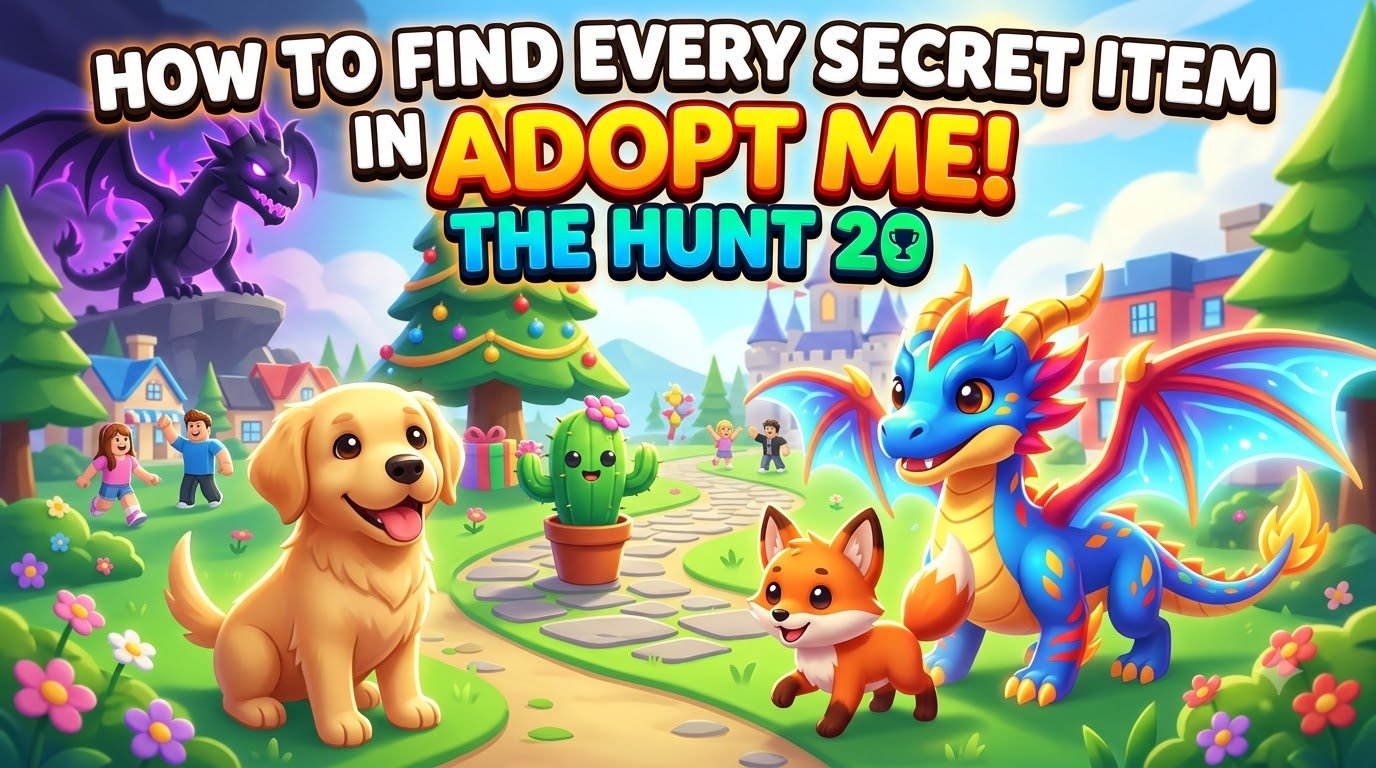 How to Get Adopt Me Secret Items in The Hunt 20