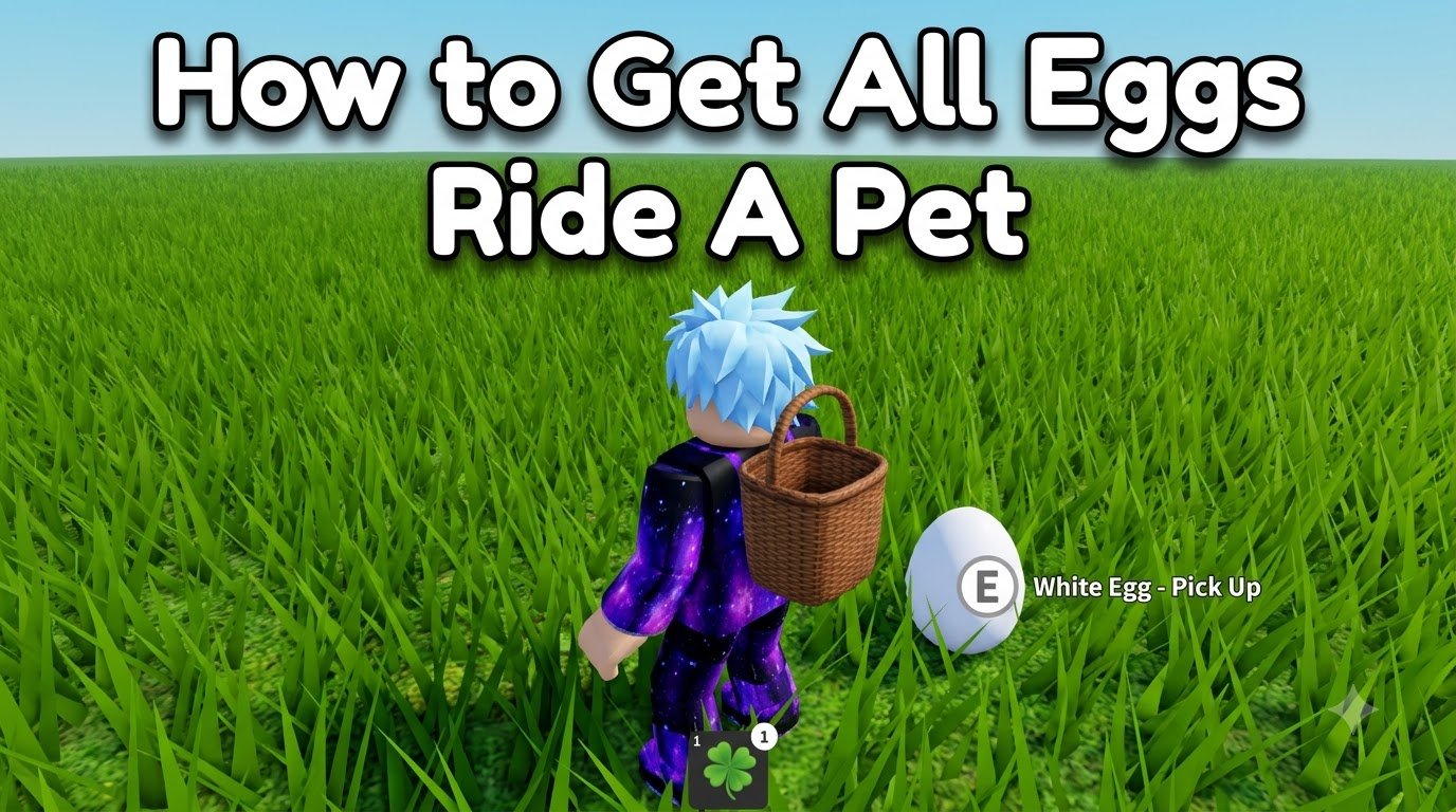 How to Get All Eggs Ride A Pet