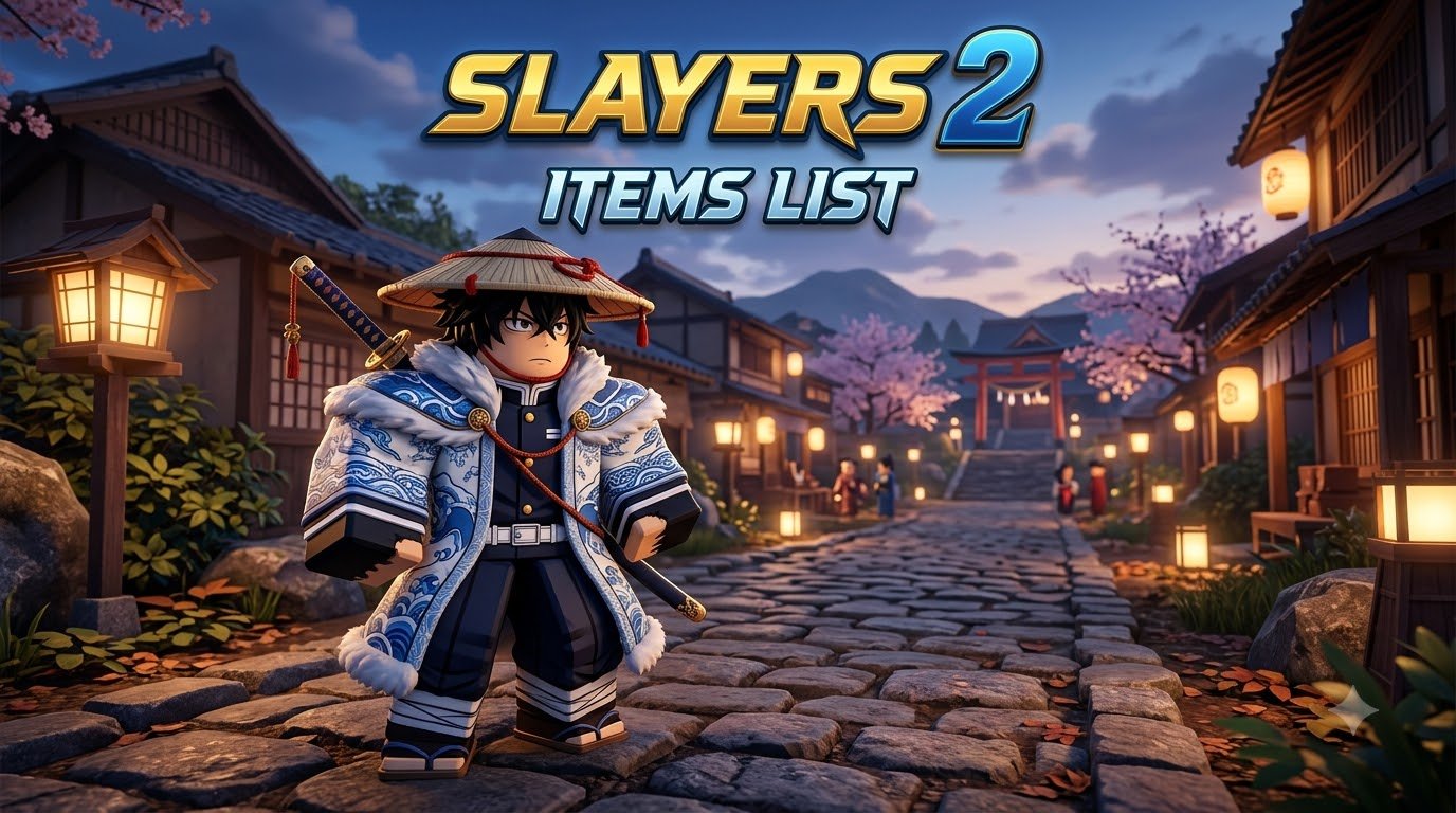 Slayers 2 Items List