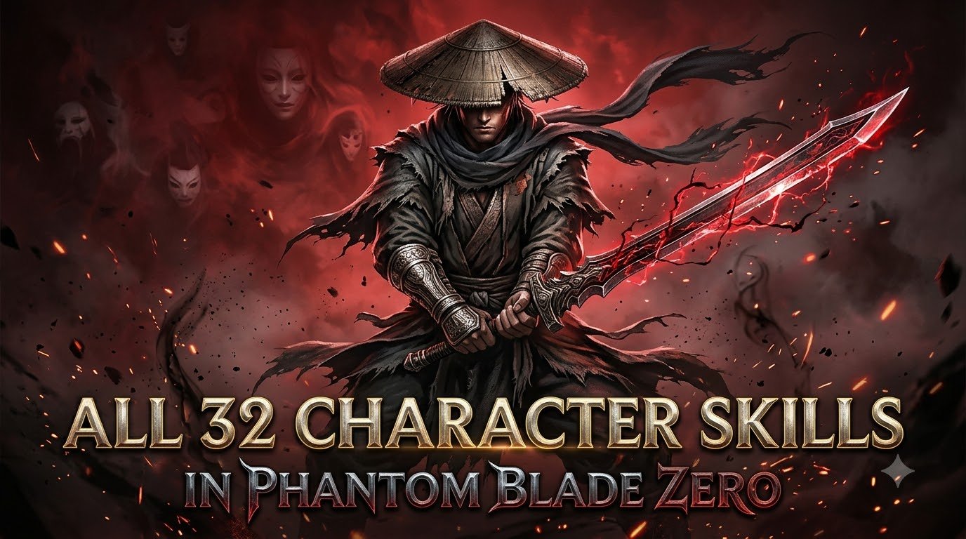 All 32 Character Skills in Phantom Blade Zero
