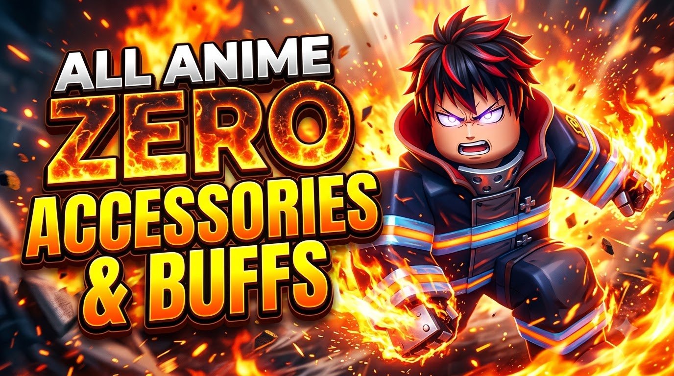All Anime Zero Accessories & Buffs