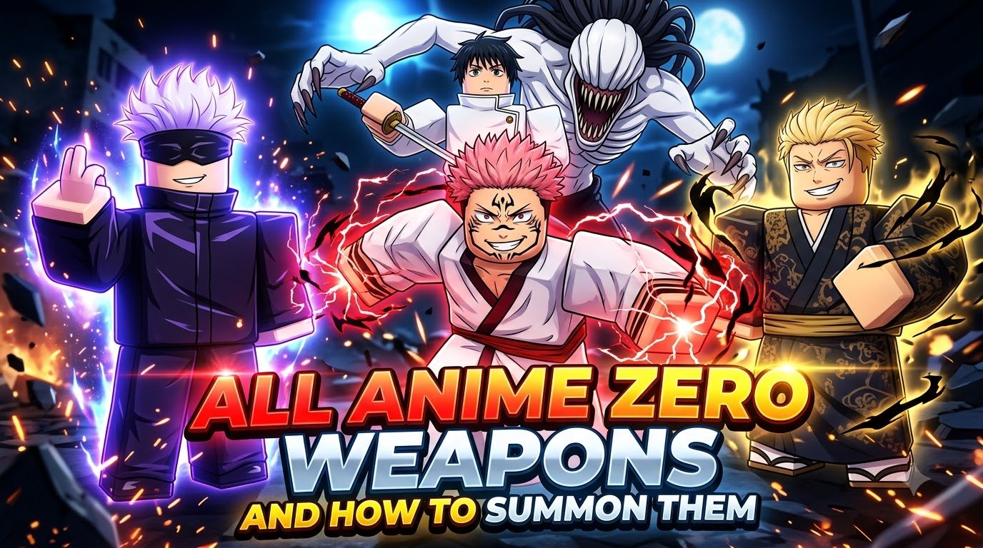 All Anime Zero Weapons and How to Summon Them