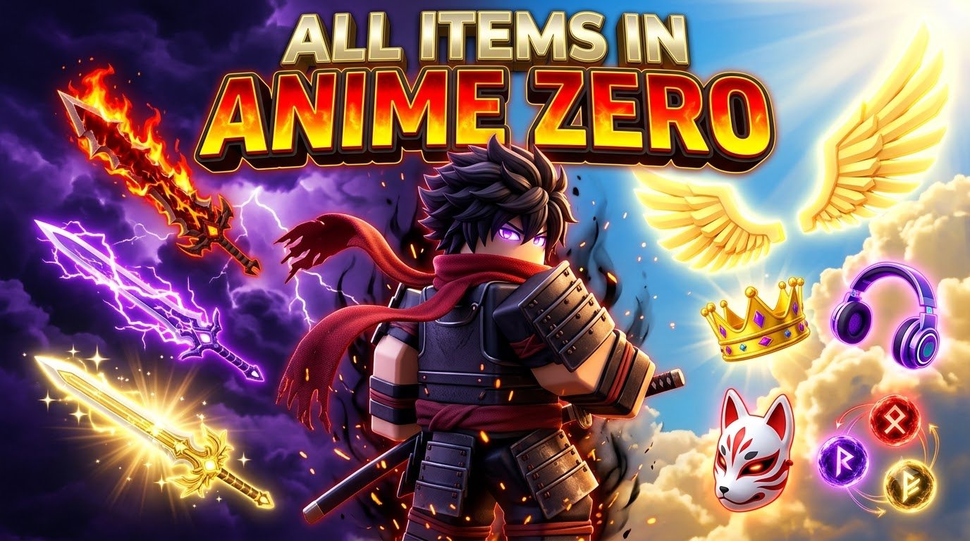 All Items in Anime Zero