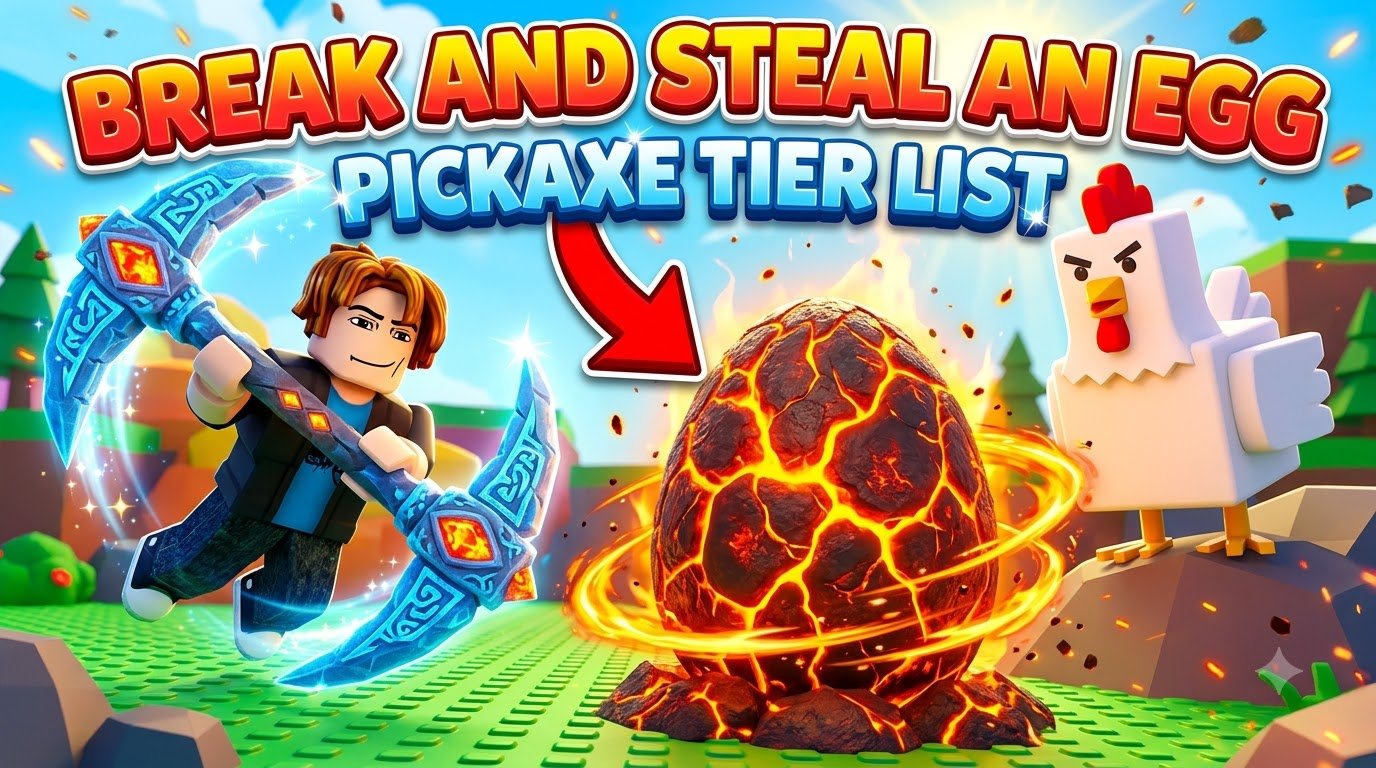Break and Steal an Egg Pickaxe Tier List