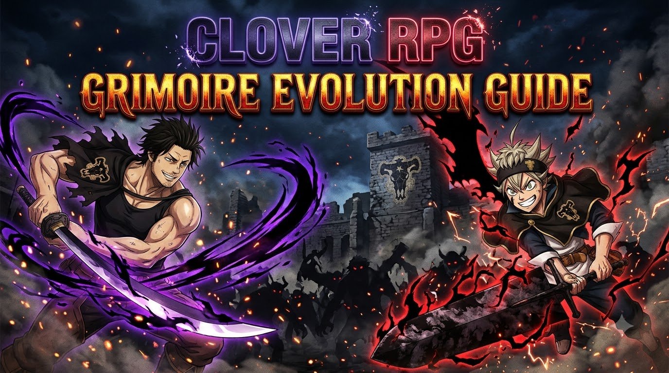 Clover RPG Grimoire Evolution Guide