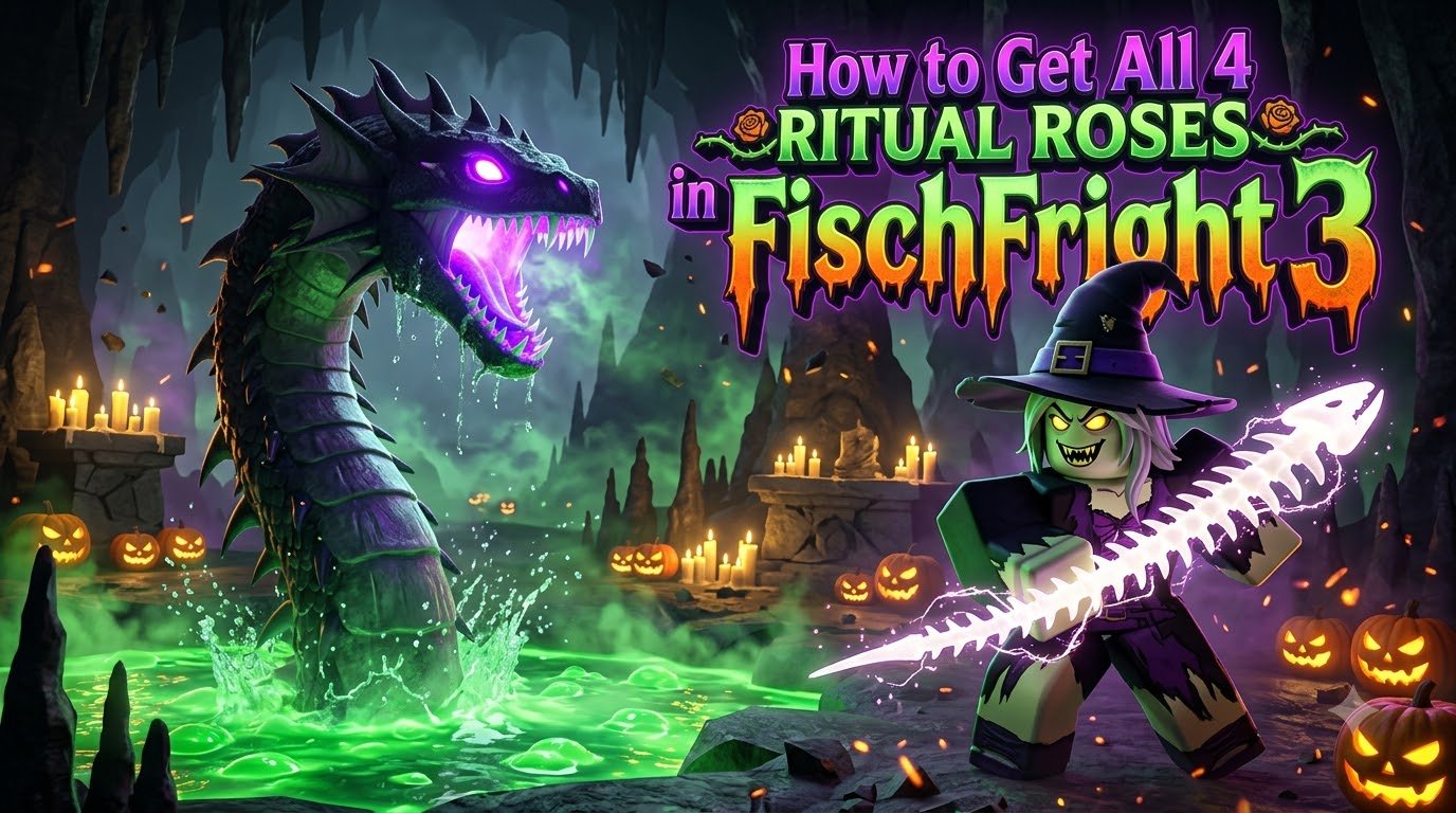 How to Get All 4 Ritual Roses in FischFright 3