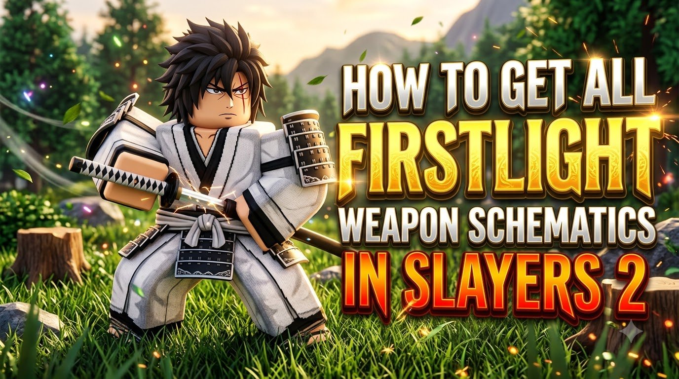 How to Get All Firstlight Weapon Schematics in Slayers 2