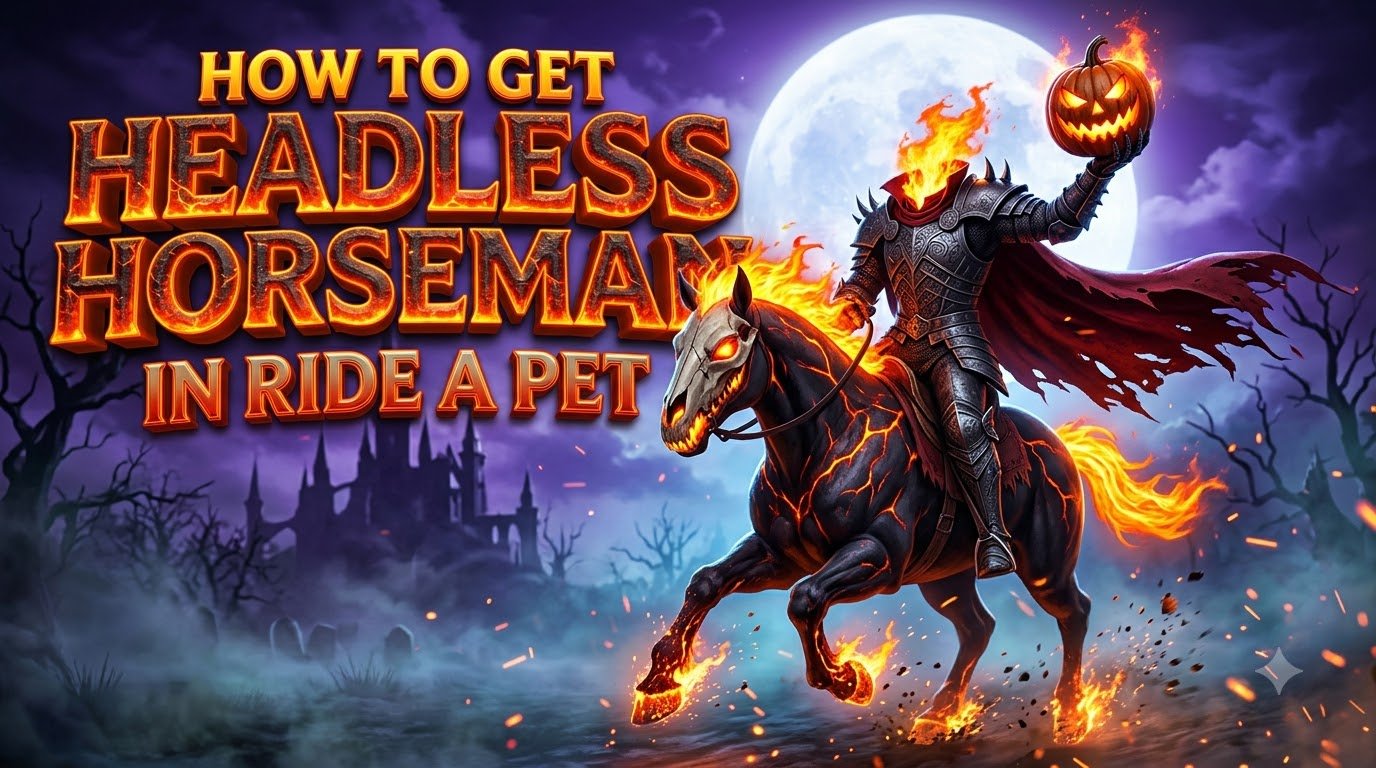 How to Get Headless Horseman in Ride a Pet