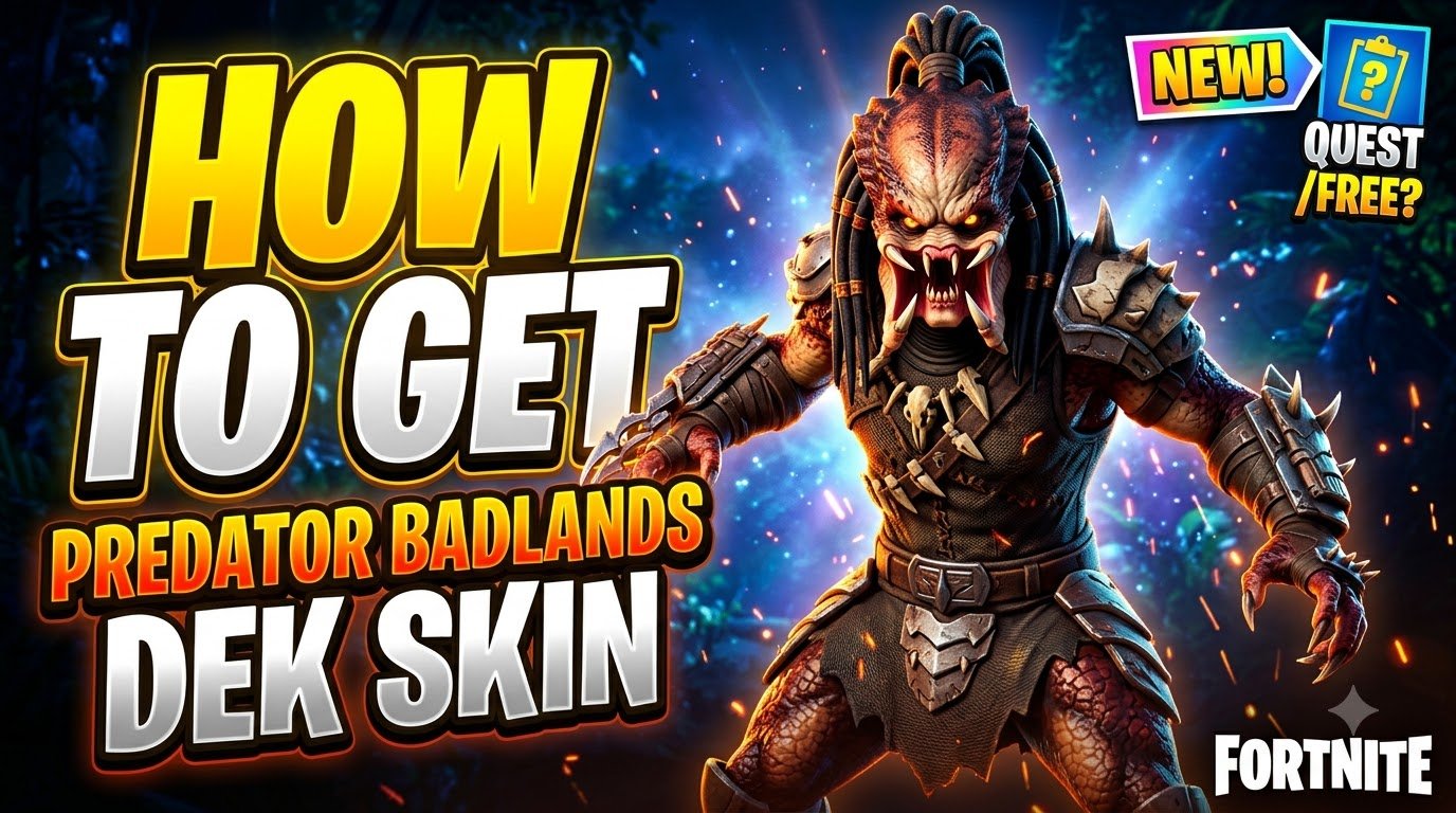 How to Get the Predator Badlands Dek Skin in Fortnite