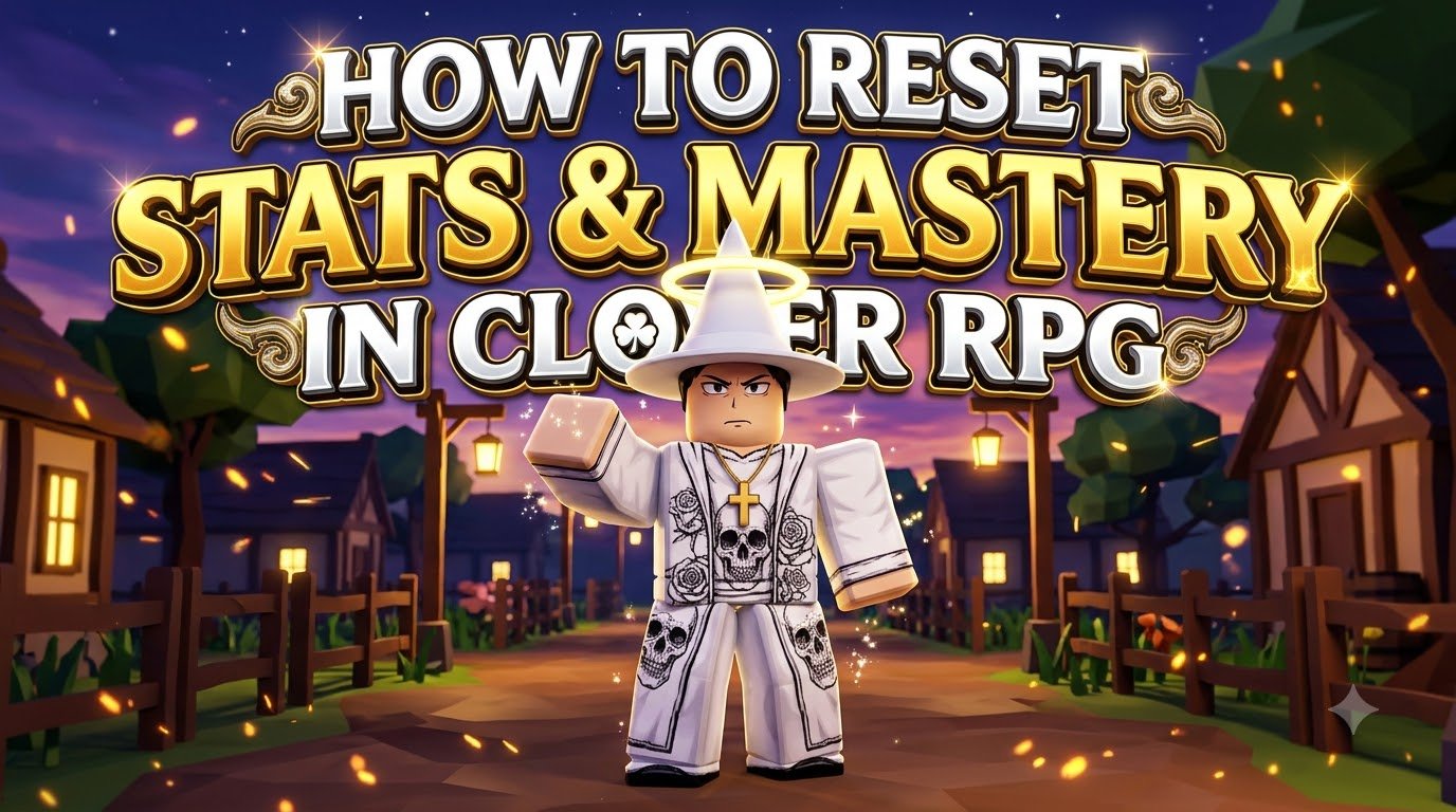 How to Reset Stats & Mastery in Clover RPG