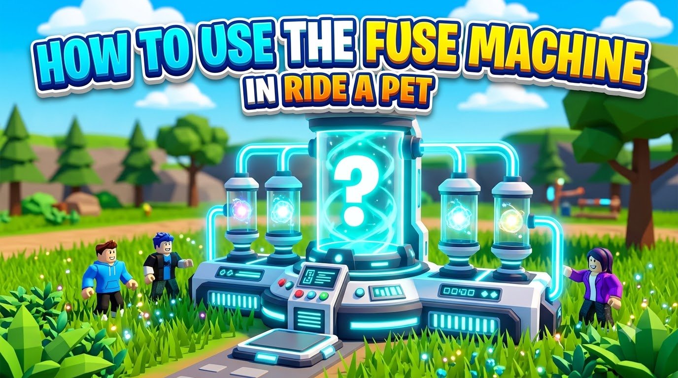 How to Use the Fuse Machine in Ride a Pet