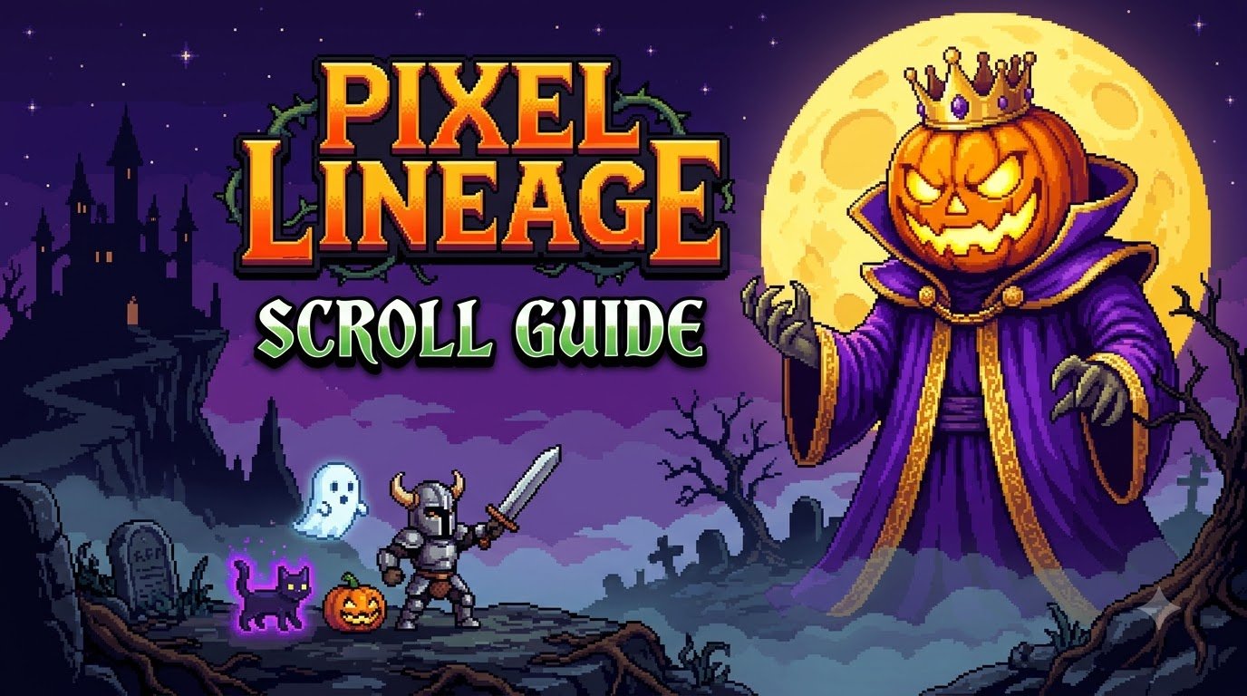 Pixel Lineage Scroll Guide