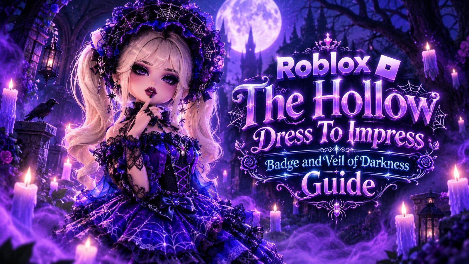 Roblox The Hollow Dress To Impress Badge and Veil of Darkness Guide