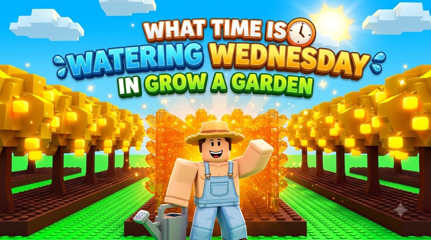 What Time Is Watering Wednesday in Grow a Garden